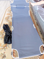 Кровать раскладная туристическая металлическая 190*68*30 см, походная кровать,Серый #6, Павел П.