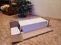Стеллаж белый деревянный напольный для книг, игрушек, 8 секций 33х33 см #2, Дмитрий П.