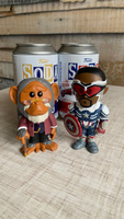 Фигурка Funko Vinyl SODA The Falcon & Winter Soldier Captain Americ/ Фанко ПОП специальной серии Винил Сода, упаковка в виде банки с содовой #18, Арина К.