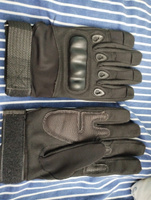 Перчатки тактические мужские черные с пальцами. Размер L #2, Игорь Д.