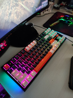 Клавиатура PANTEON T21 PRO RS HS Black-Grey-Ivory (66) (TKL 80%, подсветка LED RGB, Outemu Red, 87 кл, HotSwap, USB/Bluetooth/2,4 Ггц, ПО) #40, Наталья З.