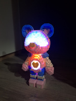 Конструктор детский 3D Bearbrick Медведь со подсветкой / конструкторы для мальчика для девочки подарок #22, Дарья