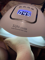 Лампа для маникюра и педикюра профессиональная Sun X5 Max 120W, LED/UF, лампа для сушки ногтей #78, A C.