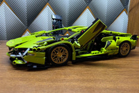 Конструктор AMR KID's Техник набор "Киберпанк Lamborghini Sian" 1314 деталей (Ламборгини Сиан, technic, модель racing спорткар, конструктор для мальчиков, большой набор) #5, Виктор Ф.