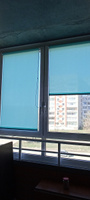Рулонные шторы 62х160 см Лайф цвет бирюзовый #192, Светлана Ч.