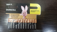 Duracell Батарейка AAA, Щелочной тип, 1,5 В, 12 шт #28, Людмила К.