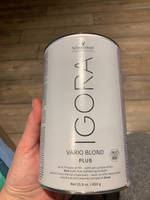 Schwarzkopf Professional Igora Vario Blond Plus Осветляющий порошок 450 гр/ Игора порошок для осветления #15, Елена Р.