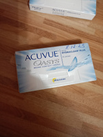 Контактные линзы Acuvue, Oasys with Hydraclear Plus, 6 линз I 8.4 I -1.50 I двухнедельные I прозрачные #38, Юлия М.