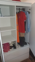 Шкаф для одежды белый распашной шкаф с ящиками в детскую в спальню для вещей #20, ильдарова г.