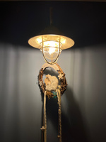 Лампочка светодиодная патрон G45S E27 10 Вт 2700 К, ретро лофт, золотистая лампа, филамент золотой, шар, теплый белый свет ( 1 шт ) #1, Виктория