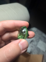 Зеленый хрустальный кристалл 3 см бриллиантовой огранки Изумруд #6, Денис К.