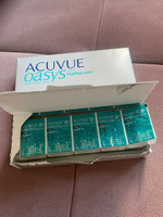 Однодневные контактные линзы Acuvue 1-Day Oasys with Hydraluxe, 90 шт. R: 8.5, D: -4.00 #23, Роланд А.