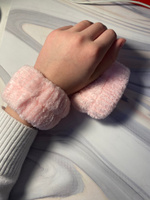 Косметические повязки на руки для умывания (розовые), напульсники или браслеты #5, Лиза К.