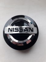 Колпаки заглушки на литые диски для Nissan / Диаметр 60 / 56 мм / Колпачок ступицы Ниссан / Комплект 4 шт. #67, Олег З.