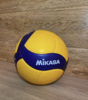 Волейбольный мяч Mikasa V300W; насос с иглой в комплекте; Мяч волейбольный Микаса размер 5 #4, Ольга А.