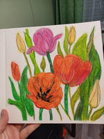 Раскраска для детей и взрослых : "Сюжеты для акварели"-Чудесные цветы. Рисуем акварелью #51, Зоя З.