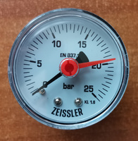 Редуктор давления для систем водоснабжения с манометром, присоединение американка 1/2" ZESSLER ZSr.701.0104N #7, Алексей Д.
