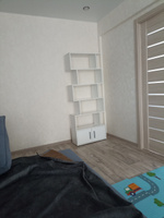 Стеллаж белый деревянный для зонирования комнаты, лесенка, 67х173,2х24 см #8, Ксения С.