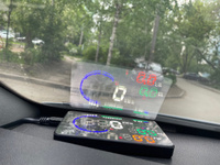 HUD проектор скорости на лобовое стекло автомобиля CarDisplay A8 #3, Илья М.