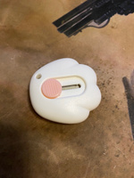 Канцелярский мини-нож кошачья лапка, цвет розовый, 9 мм #8, Яна К.