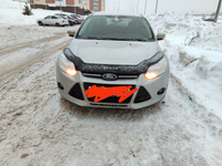 Дефлектор капота (Мухобойка) на FORD FOCUS 3 2011-2015, отбойник на капот Форд Фокус #3, Илья А.