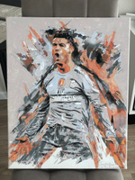 Картина по номерам Y-329 "Футболист Криштиану Роналдо. Реал Мадрид" 40х50 #7, Кирилл Л.
