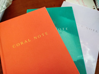 Coral Note. Блокнот с коралловыми страницами (твердый переплет) #1, Надежда Ф.