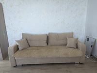 Прямой диван-кровать Мичиган 13 раскладной для гостиной мебель, механизм еврокнижка, опоры хром #6, Алиса Е.