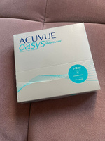 Однодневные контактные линзы Acuvue 1-Day Oasys with Hydraluxe, 90 шт. R: 8.5, D: -4.00 #24, Роланд А.