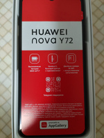 HUAWEI Смартфон nova Y72 Ростест (EAC) 8/128 ГБ, черный #57, Елена Б.