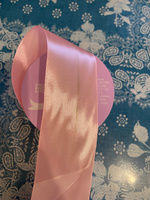 Лента атласная 50 мм * уп 27 м, цвет светло - розовый, упаковочная для подарков, шитья и рукоделия #101, Анастасия Б.