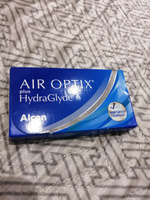 Контактные линзы плановой замены Air Optix plus HydraGlyde, 6 шт. R: 8.6, D: -4.75 #24, Наталья П.