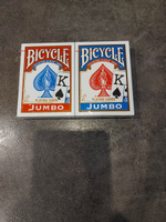 Карты Bicycle Rider Back Jumbo Index 2-Pack Red / Blue #4, Сергей К.