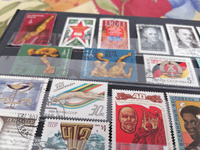 Набор почтовых марок Со всего мира, 50 штук #2, oleg r.