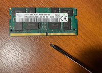 Оперативная память Hynix DDR4 16 ГБ 2666 Мгц SODIMM для ноутбука 2Rx8 PC4-2666V-SE1-11 1x16 ГБ (HMA82GS6CJR8N-VK HMA81GS6JJR8N-VK HMA851S6CJR6N-VK HMA81GS6CJR8N-VK) #2, Илья Ф.