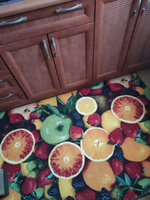 Dream floor Ковер  ковер на кухню 100х200 с фруктами, 1 x 2 м #100, Нина И.
