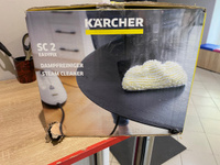 Пароочиститель Karcher SC 2 EasyFix + аксессуары VELERCART: насадки для окон, для текстиля и ковра, 3 салфетки для пола, 2 ручные, 4 пластиковые щётки и 2 латунные, 1 со скребком, мощное сопло, сумка #50, Эльвира Я.