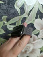 Металлический ремешок для Apple Watch 42-44-45-49 mm; Миланская петля; серебристый #6, Сергей М.