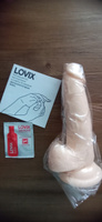 Фаллоимитатор на присоске Dildo L LOVIX телесный резиновый член для женщин, анальный и реалистичный, секс игрушки, товары для взрослых #2, Наталья З.