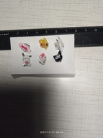 Комлект сережек гвоздиков аниме набор 6шт Куроми Мелоди Хеллоу Китти Санрио Lighteri #5, Александра Е.