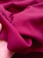 Ткань для шитья Штапель 145 см х 200 см, 110г/м2 темно-бордовый #26, Шахзода К.