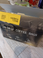 Натуральный Молотый Кофе в Дрип Пакетах, Cultura Coffee Roasters Drip Box BRAZIL, 24шт x 11г (Дрип Кофе, Арабика) #15, Алена А.