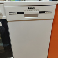 Посудомоечная машина BBK 45-DW119D белый / отдельностоящая / 7 программ мойки / на 9 комплектов посуды / расход 9 л #3, Светлана Г.