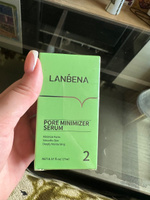 Очищающая сыворотка для уменьшения и сужения пор LANBENA PORE MINIMIZER SERUM 2, средство для лица от черных точек и сальных нитей против прыщей, акне и воспалений для проблемной и жирной кожи #8, Елизавета К.