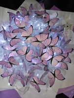 Букет из бабочек светящийся с гирляндой набор для самостоятельной сборки #48, София К.