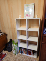 Стеллаж белый деревянный напольный для книг, игрушек, 8 секций 33х33 см #1, Дмитрий П.