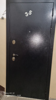 Дверь входная металлическая ДПБ "Гранит Классика", 880х2050, Правое открывание / Ясень белый, Дверь для квартиры утолщенная, тепло-шумоизоляция #7, Нелли В.