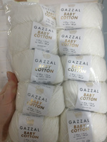 Пряжа хлопок GAZZAL Baby Cotton (Газал Бэби Коттон), цвет 3410, 10 штук #25, Elena G.