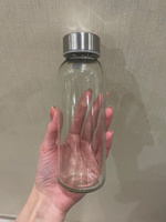 Бутылка для воды стеклянная в чехле "Лапки", объем 300 мл, размер 6,5х17 см #4, Елизавета К.