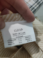 Постельное белье 2 спальное в клетку Cleo Satin de Luxe комплект пододеяльник на молнии сатин хлопок #36, Екатерина Т.